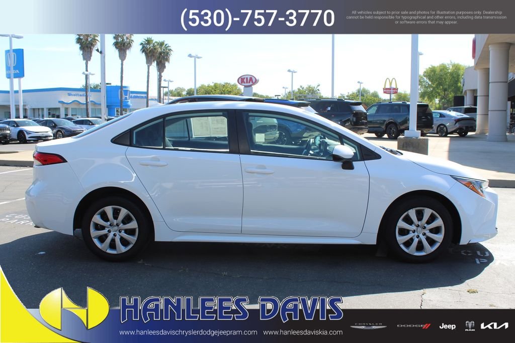 Used 2023 White Toyota LE image 6