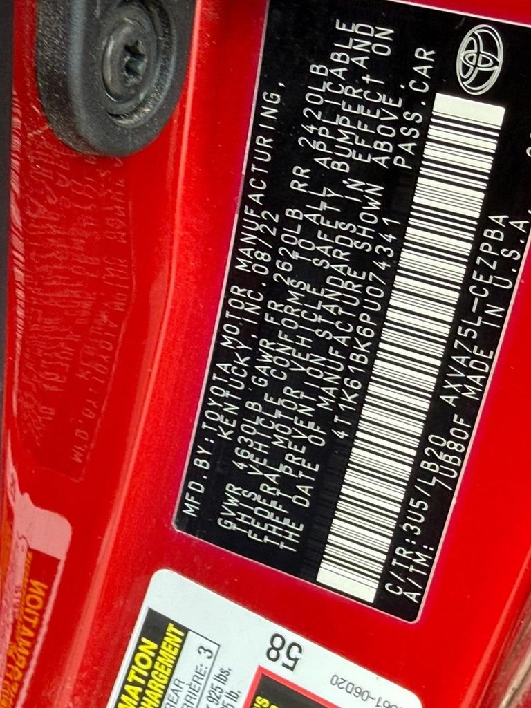 Certified Used 2023 Red Toyota XSE image 32