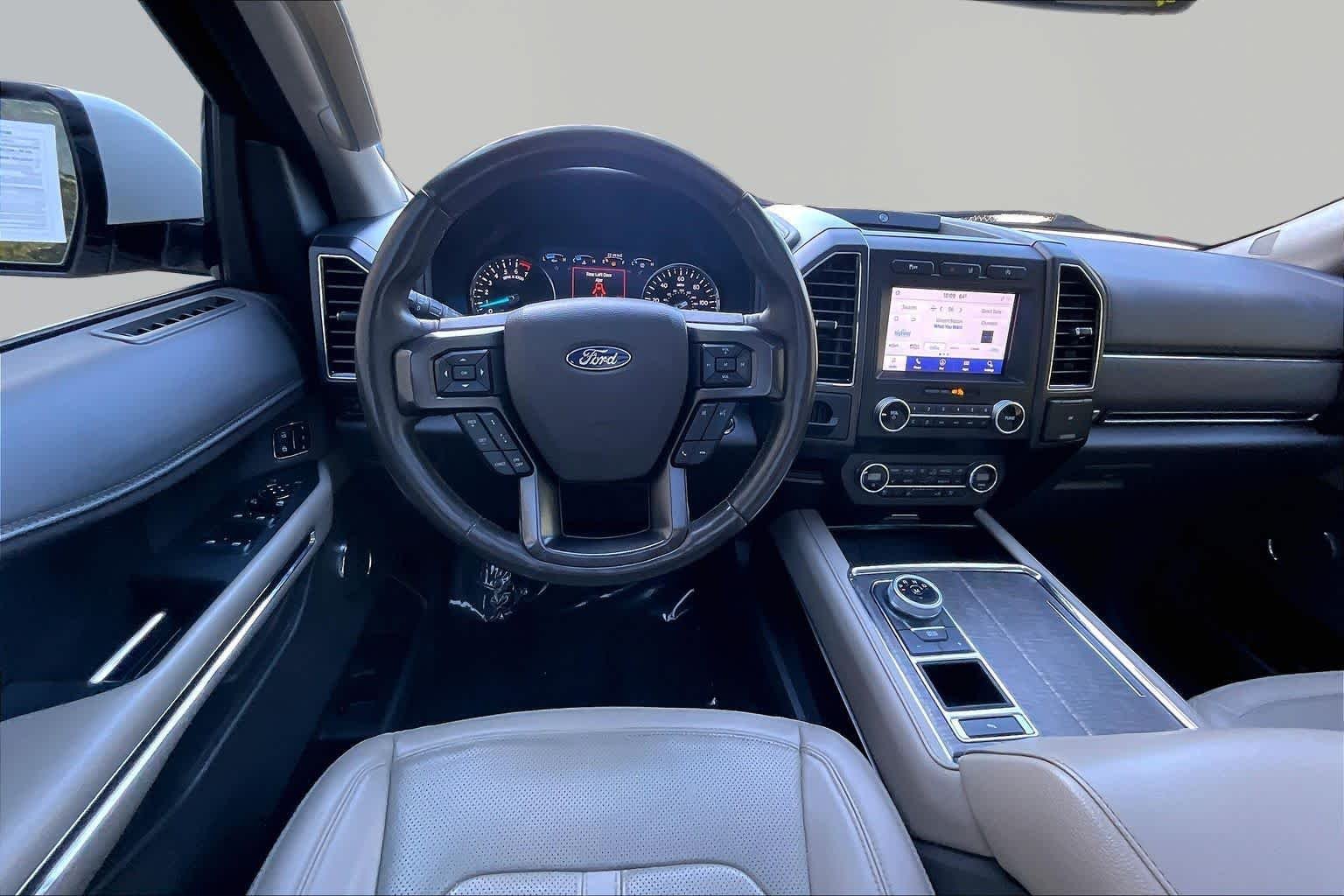 Used 2021 Star White Metallic Tri-Coat Ford Limited image 6