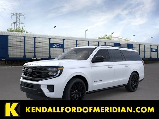 New 2026 Star White Metallic Tri-Coat Ford Platinum image 1