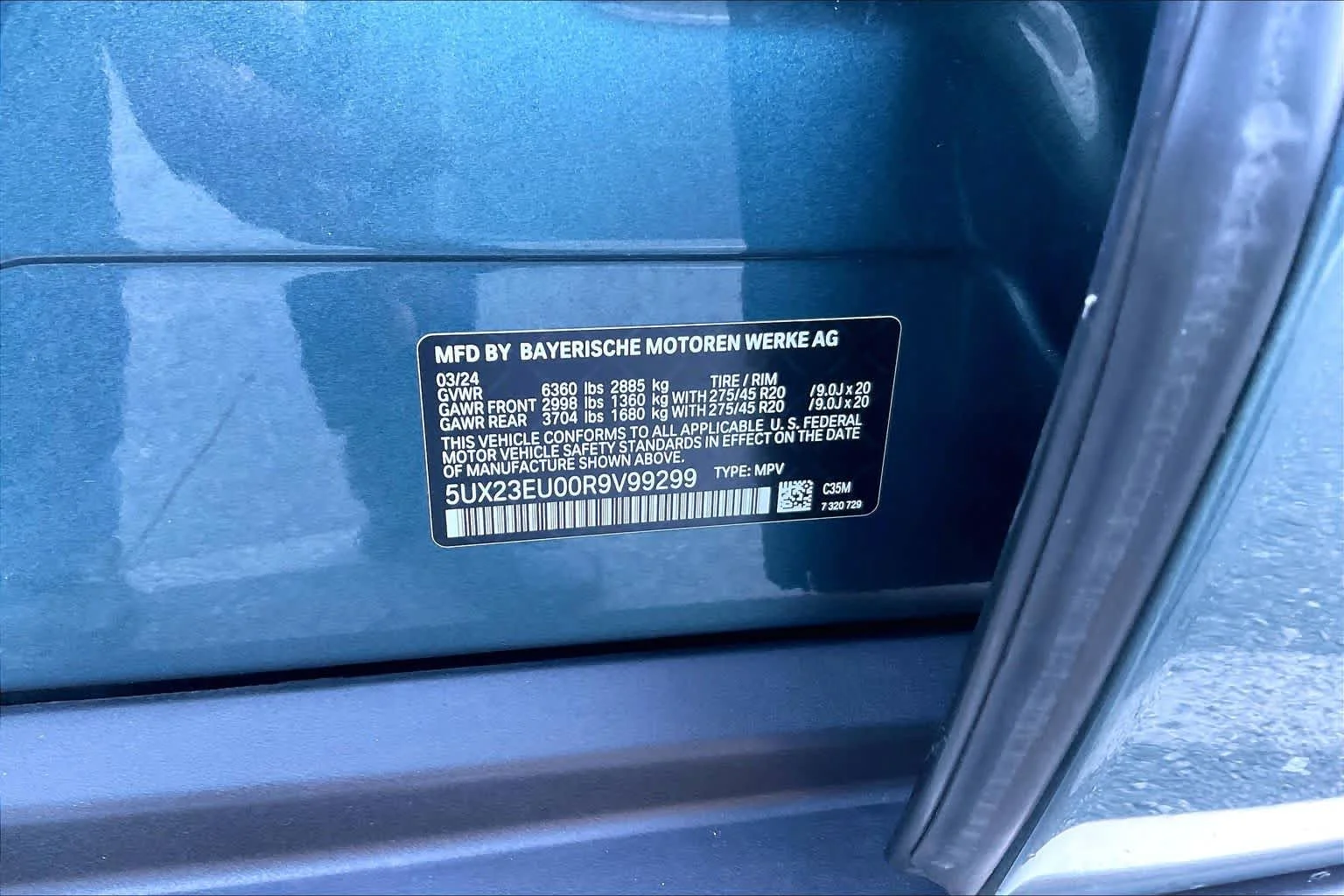 Used 2024 Blue Ridge Mountain Metallic BMW xDrive40i image 33