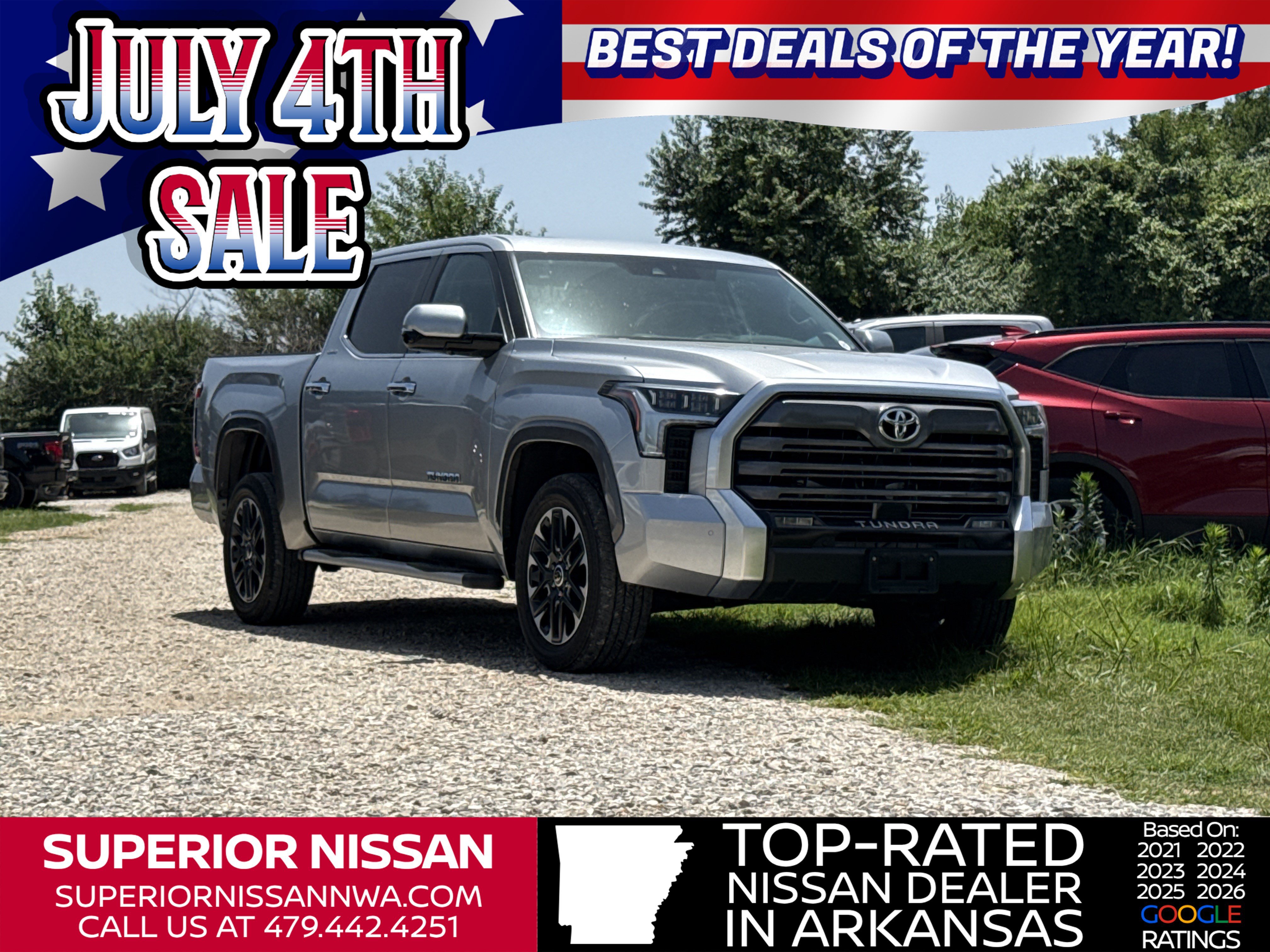 Used 2024 Silver Toyota Limited 4WD image 1