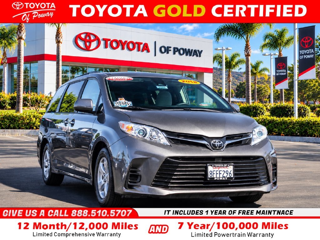 Certified Used 2018 Gray Toyota LE image 1