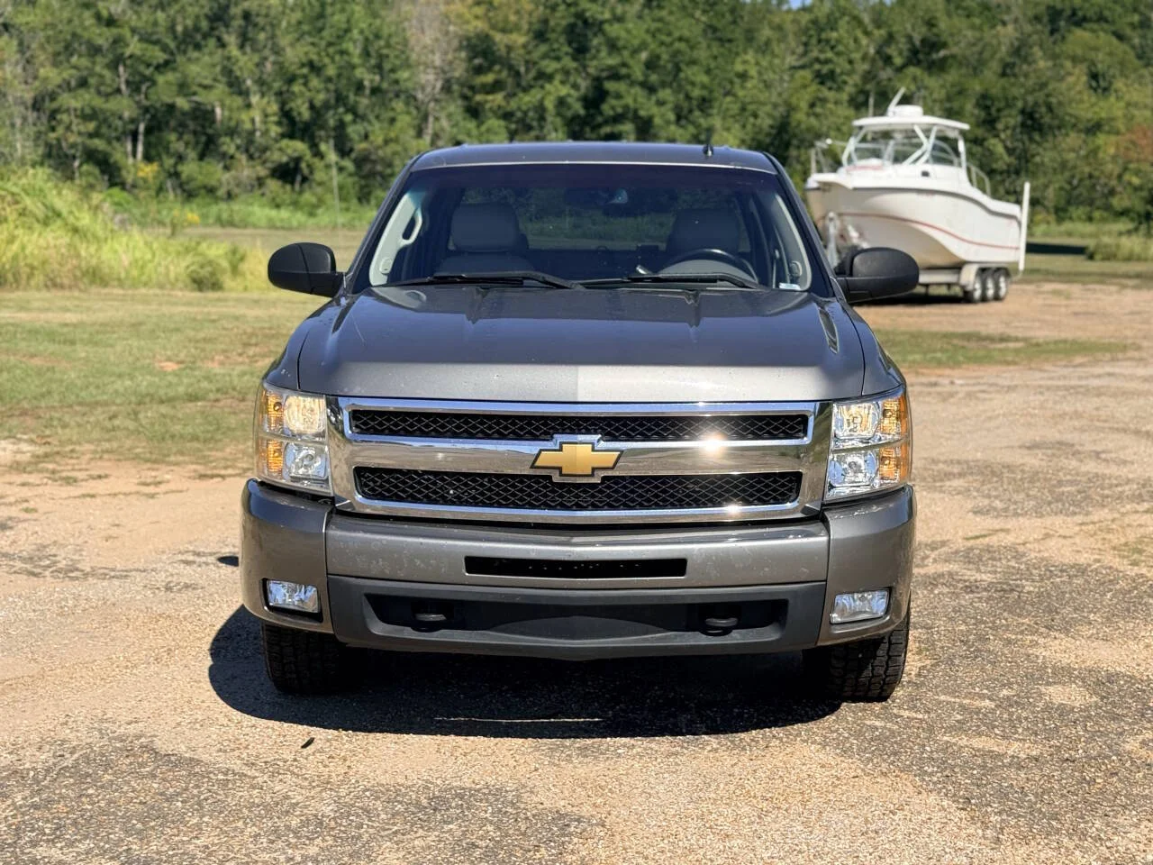 Used 2013 Gray Chevrolet LTZ 4x4 4dr Crew Cab 5.8 ft. SB image 8