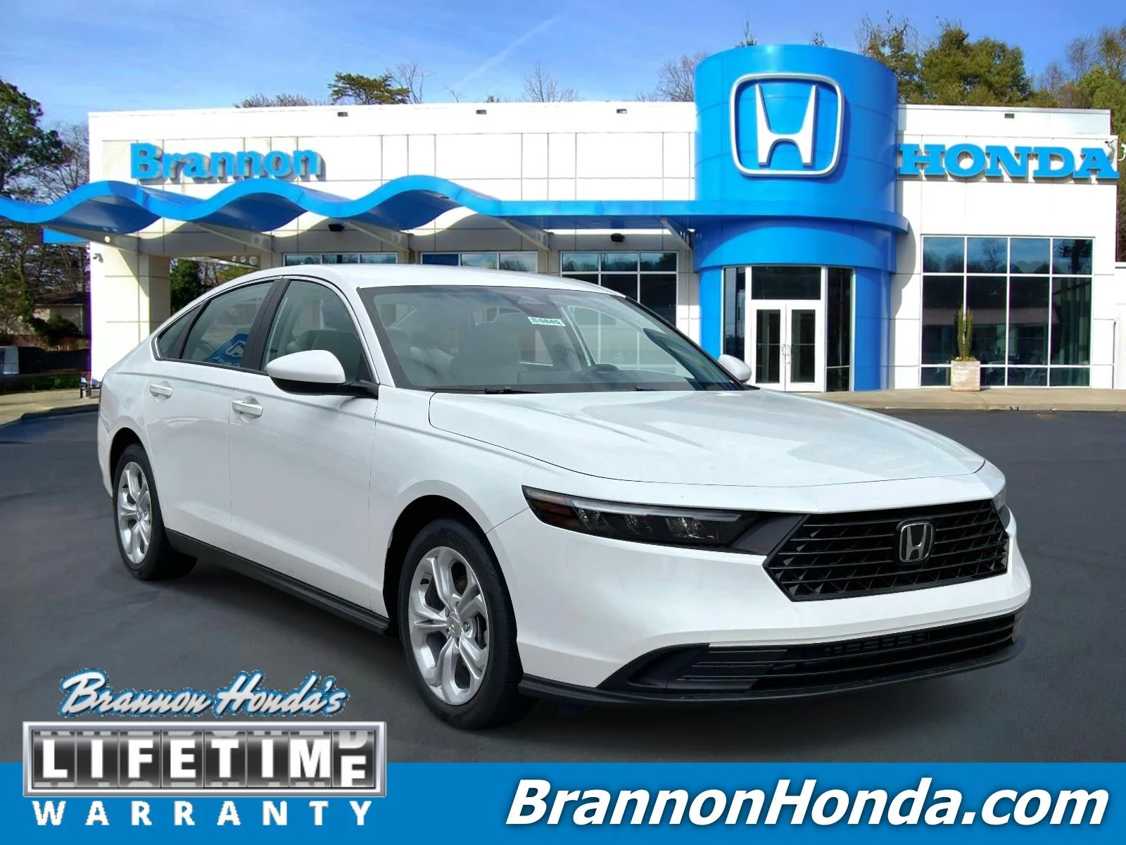 New 2026 Platinum White Pearl Honda LX CVT image 1