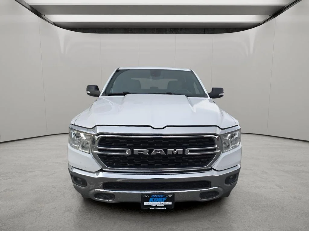 Used 2022 Bright White Clearcoat Ram Big Horn image 8