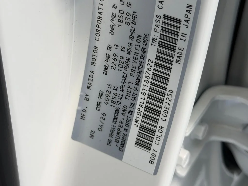 New 2026 White Mazda 2.5 S Preferred image 12