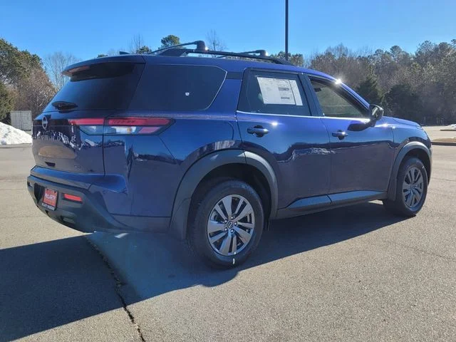 New 2026 Deep Ocean Blue Pearl Nissan SV image 3