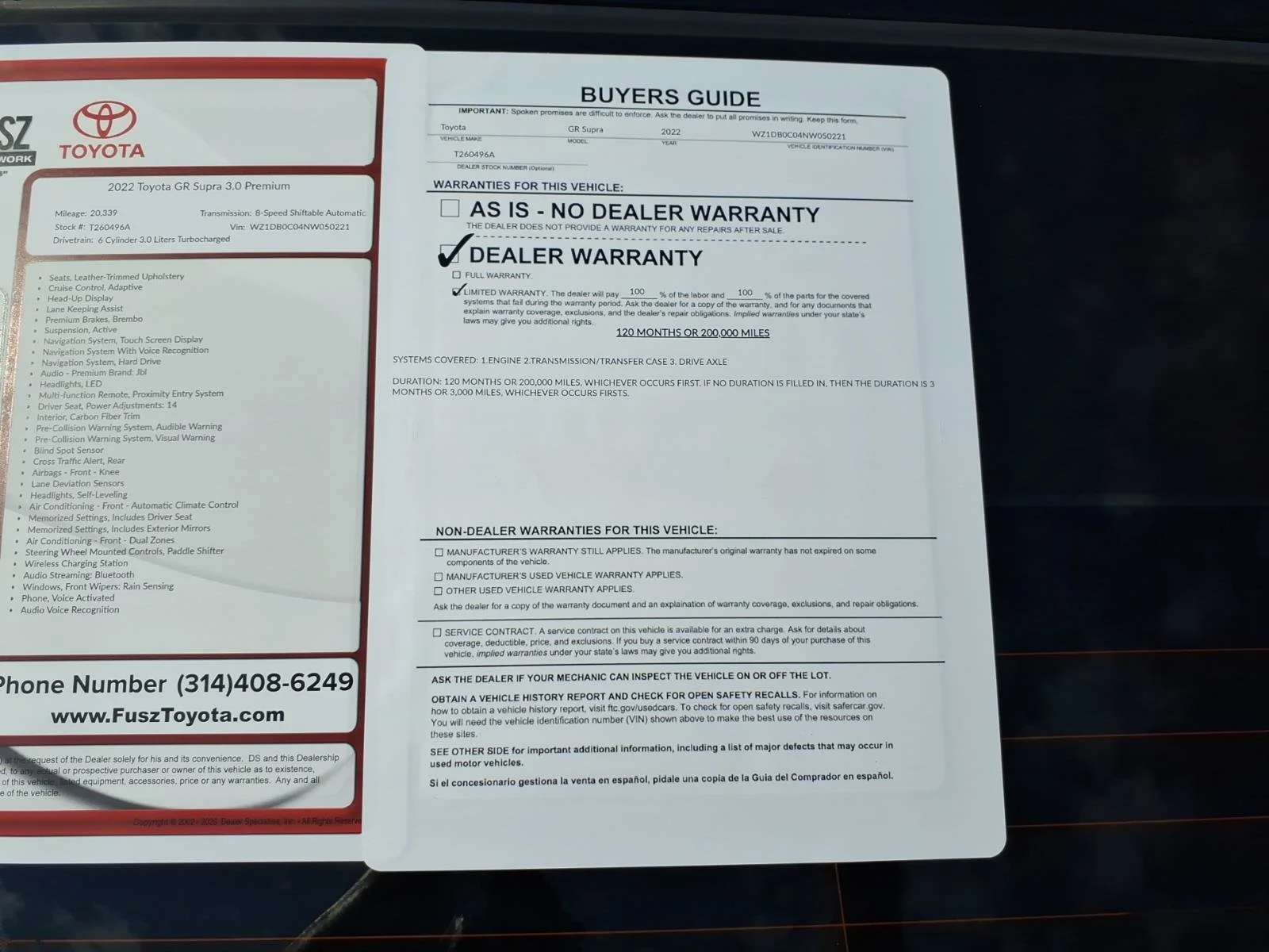 Certified Used 2022 Nocturnal Toyota 3.0 image 36