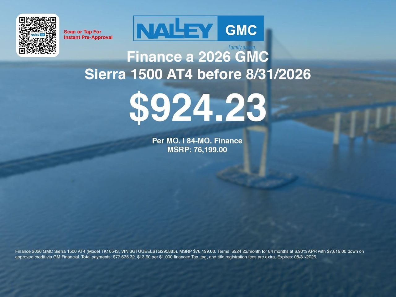 New 2026 Volcanic Red Tintcoat GMC AT4 image 6