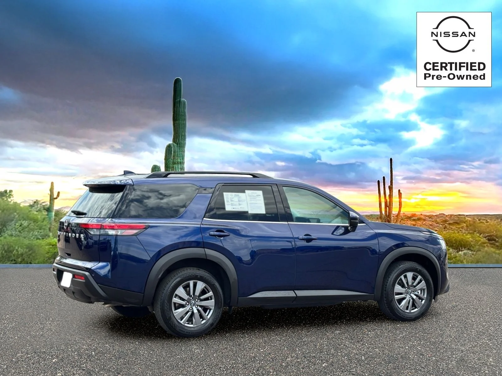 Used 2025 Deep Ocean Blue Pearl Nissan SV image 4