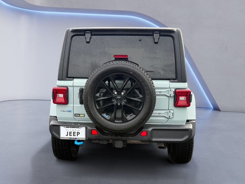 Used 2023 Gray Jeep Sahara 4xe image 5