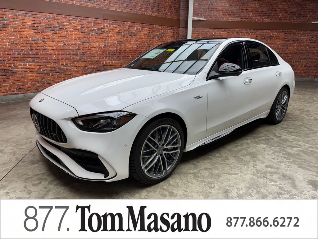 New 2026 White Mercedes-Benz C 43 AMG® image 1