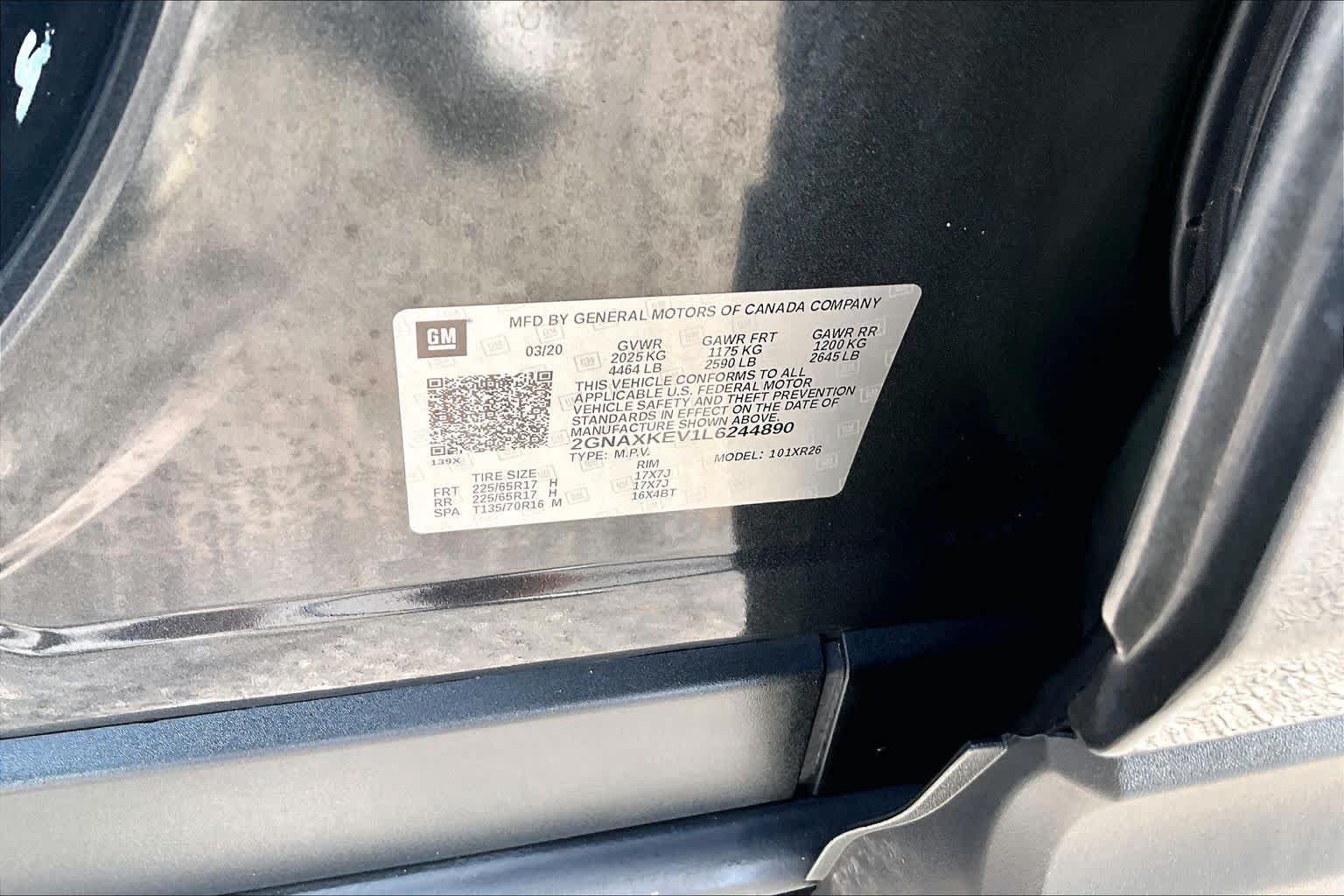 Used 2020 Nightfall Gray Metallic Chevrolet LT image 36