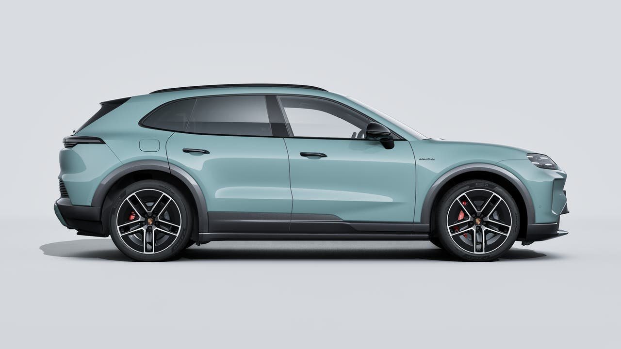 New 2026 Mystic Green Metallic Porsche S Electric image 6