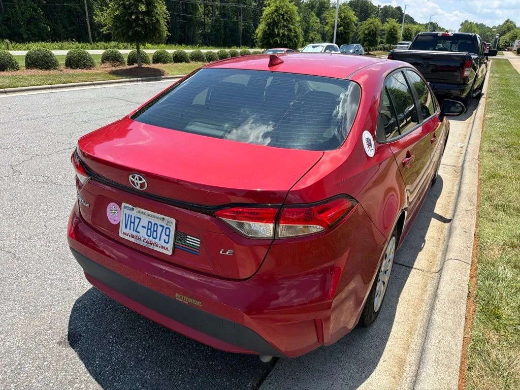 Used 2021 Red Toyota LE image 7