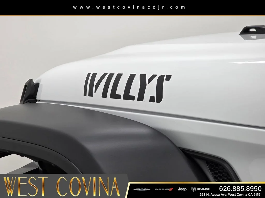 New 2026 Bright White Clear-Coat Exterior Paint Jeep Willys image 9
