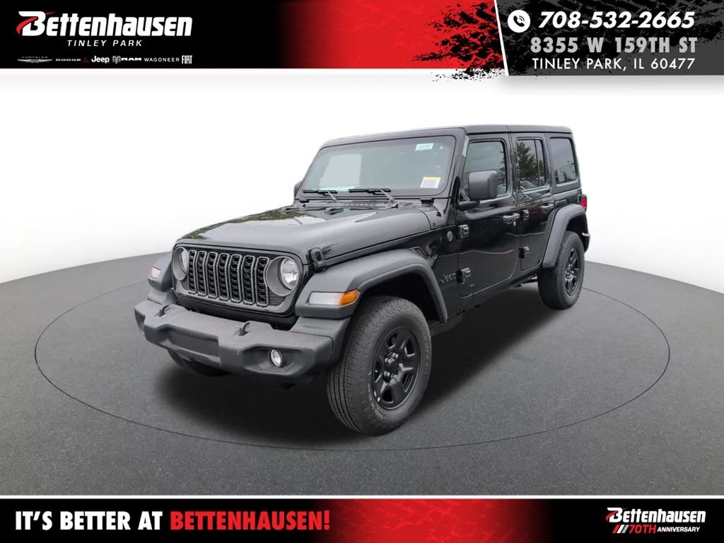 New 2026 Black Clearcoat Jeep Sport image 1