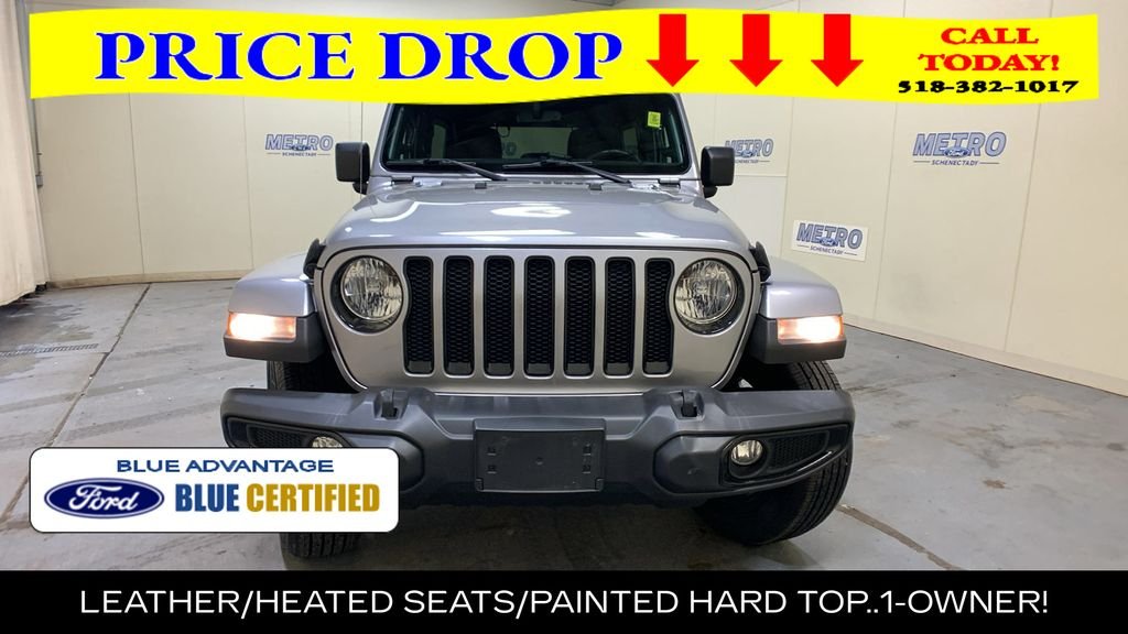 Certified Used 2021 Billet Silver Metallic Jeep Unlimited Sahara Altitude image 42