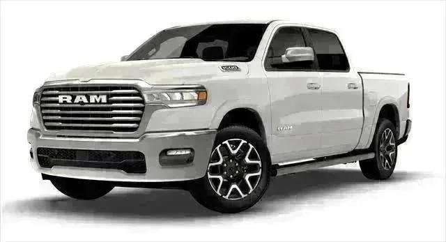 New 2026 Bright White Clear-Coat Exterior Paint RAM Laramie image 13