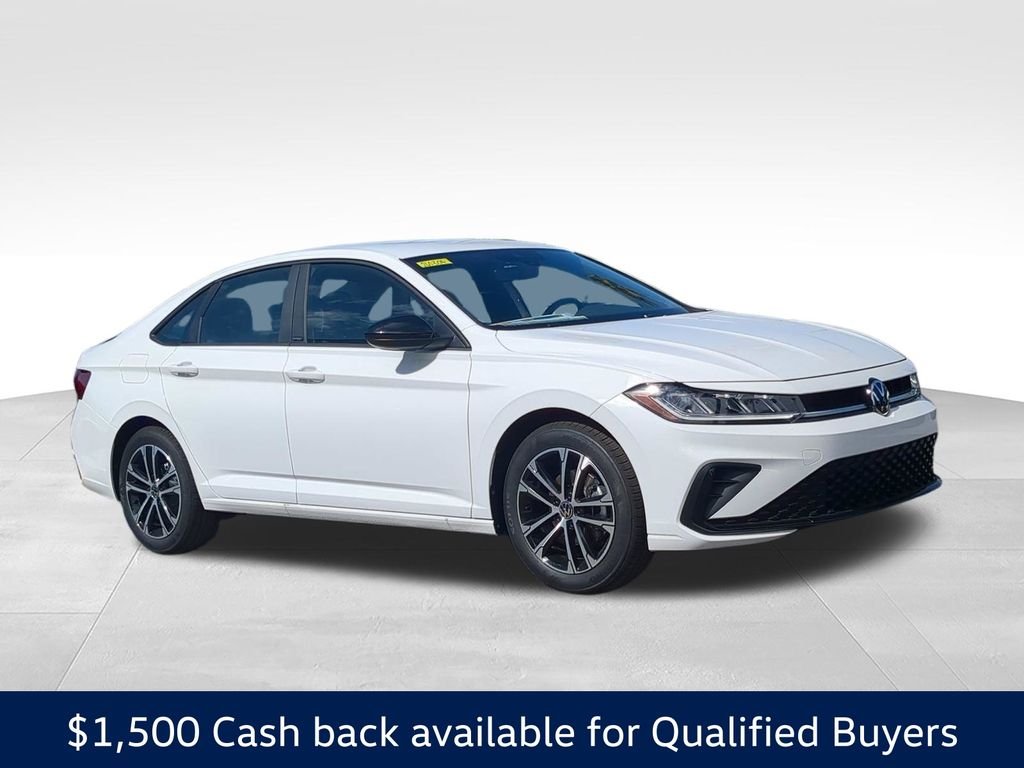 New 2026 White Volkswagen 1.5T Sport image 2