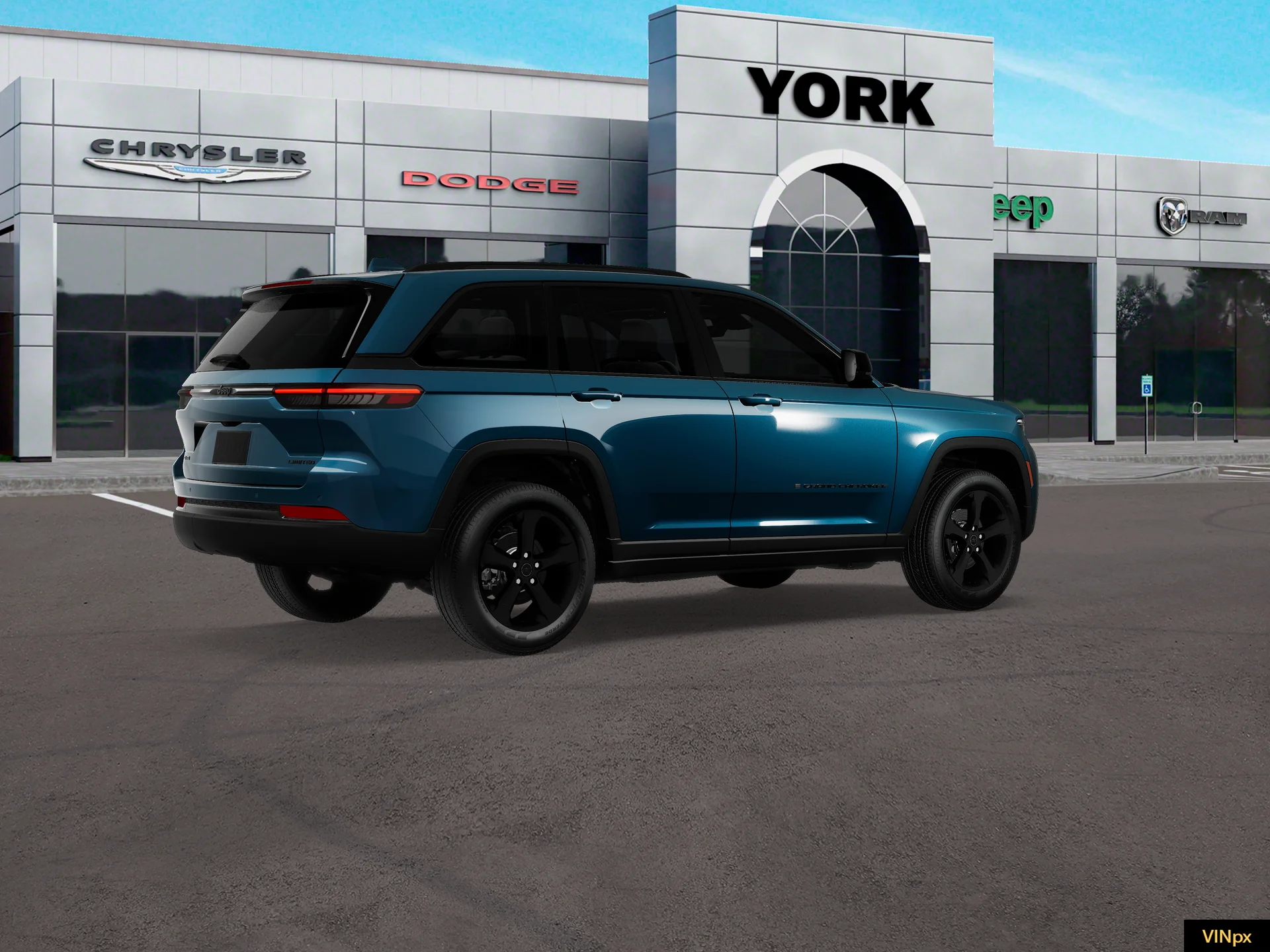 New 2027 Fathom Blue Pearl-Coat Paint Jeep Limited image 8