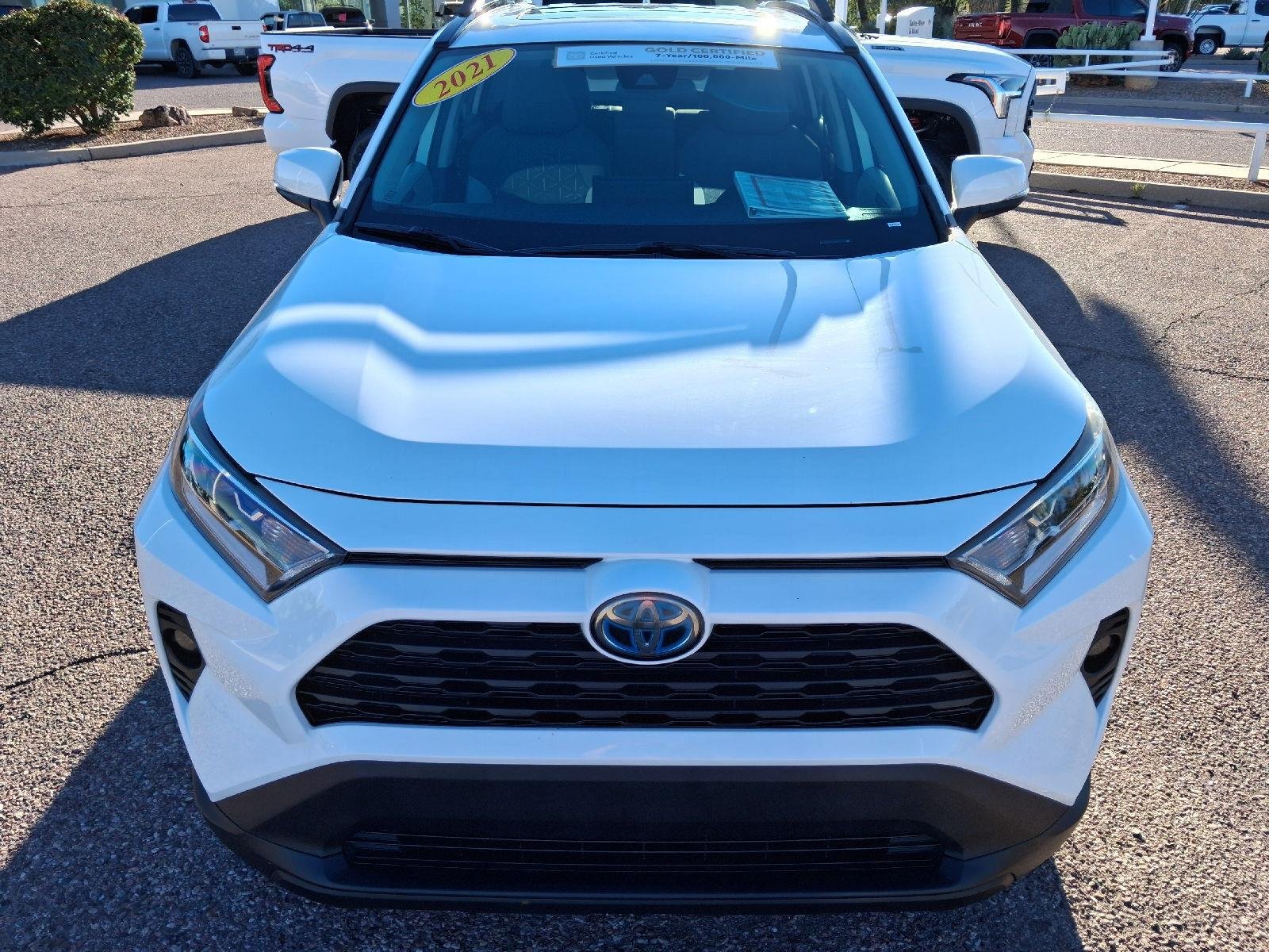 Certified Used 2021 Super White Toyota XLE image 10