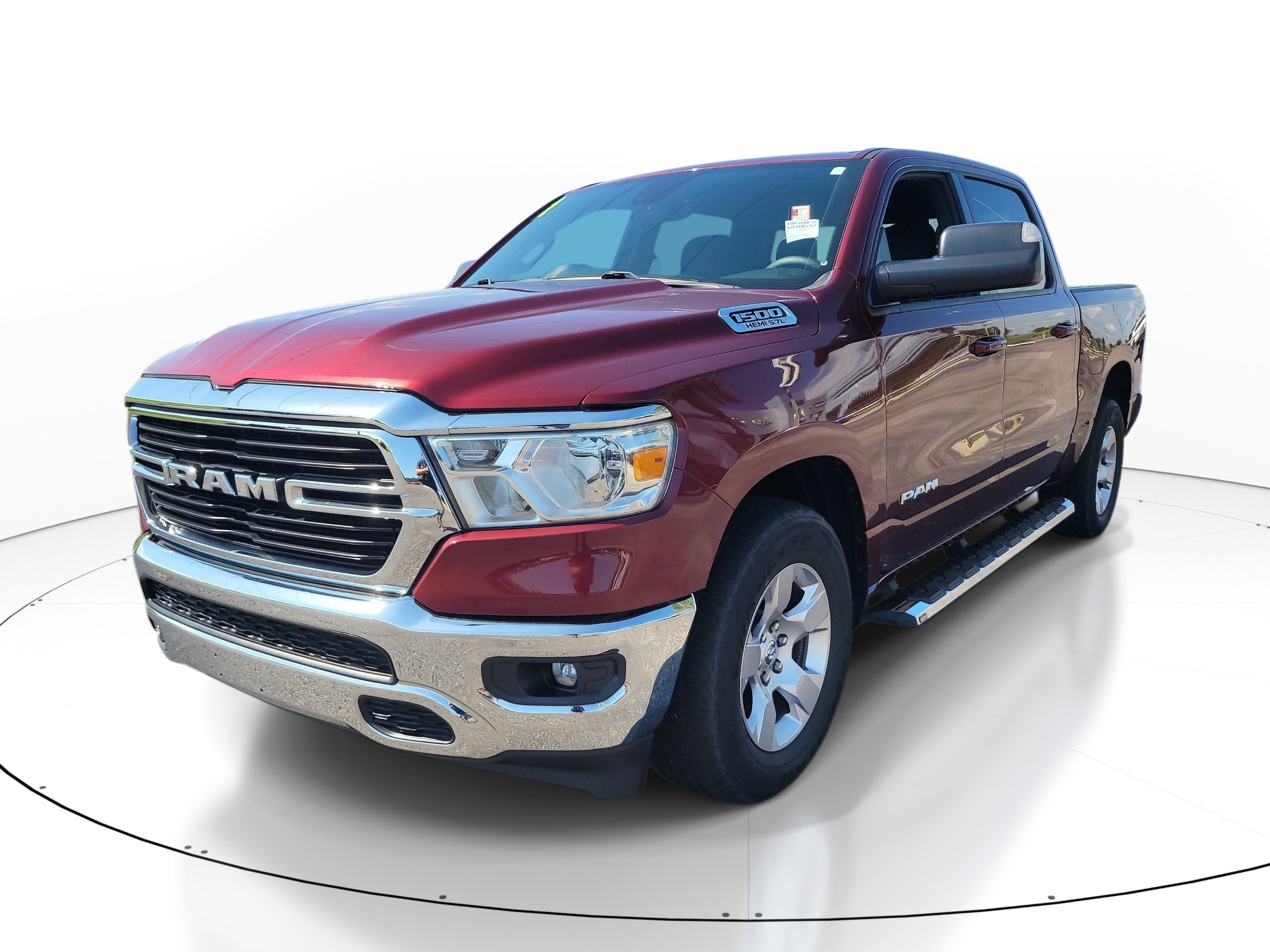 Used 2021 Delmonico Red Pearlcoat Ram Big Horn image 3