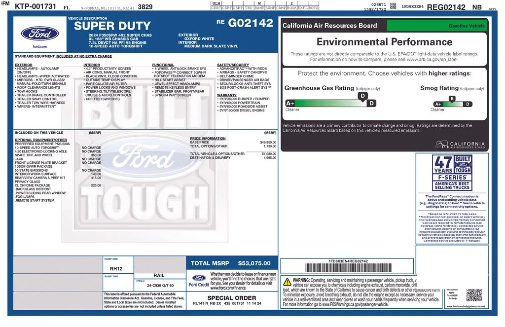 Certified Used 2024 White Ford XL image 7