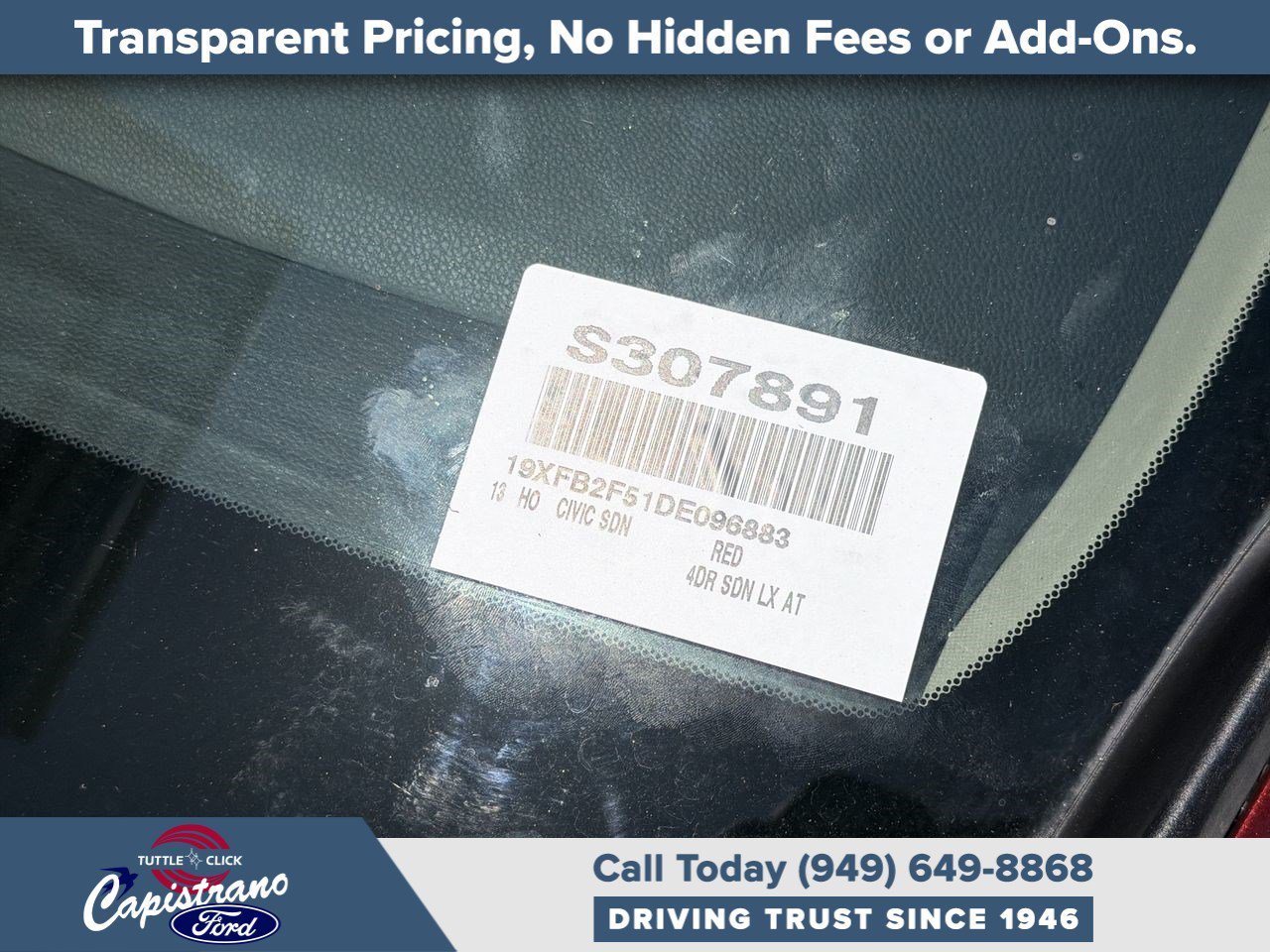 Used 2013 Red Honda LX image 42