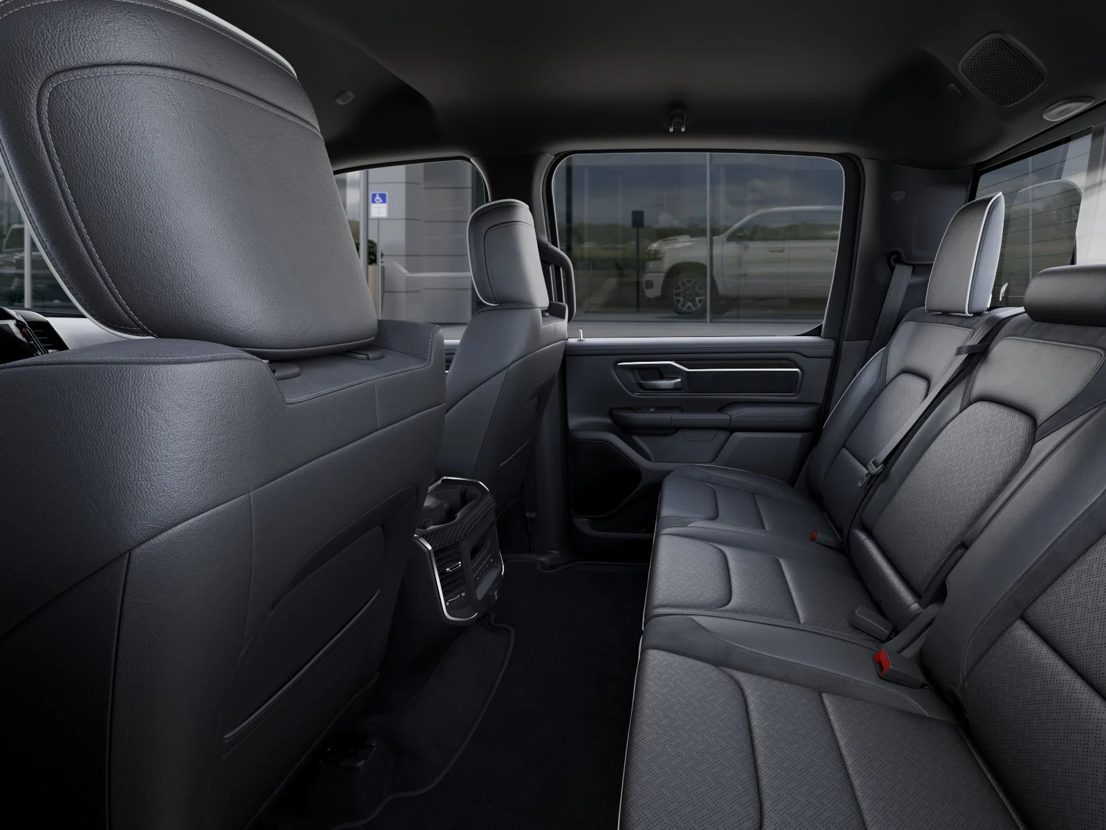 New 2027 Molten Red Pearl-Coat Exterior Paint RAM Laramie Night Edition image 23
