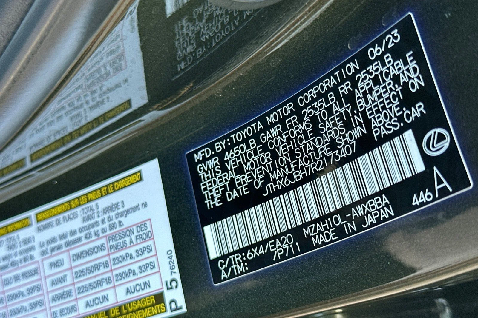 Used 2024 Green Pearl Lexus 250h Base image 23