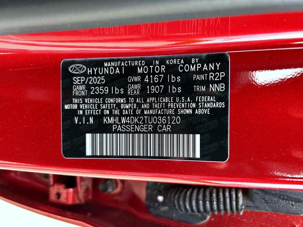 New 2026 Red Hyundai Sedan image 25