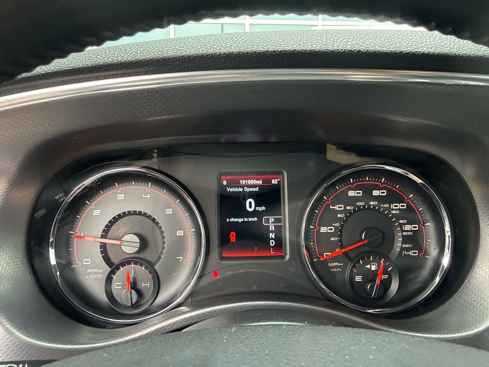 Used 2014 Granite Crystal Metallic Clearcoat Dodge SXT image 7