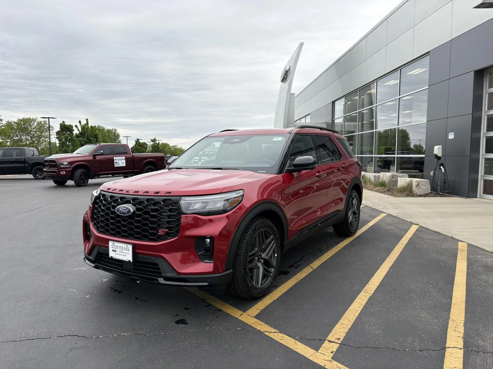 New 2026 Rapid Red Metallic Tinted Clearcoat Ford ST image 3