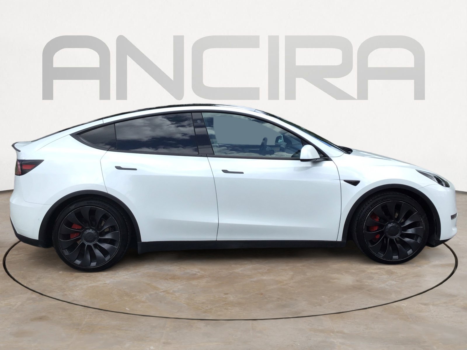Used 2022 Pearl White Multi-Coat Tesla Performance image 13
