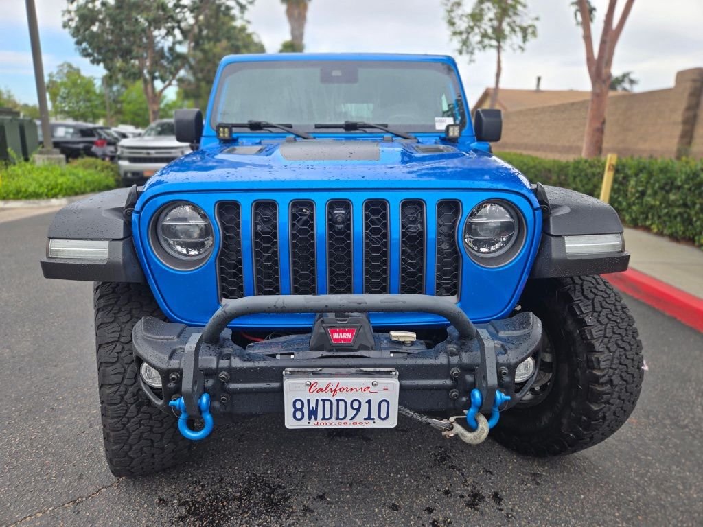 Used 2021 Blue Jeep Unlimited Rubicon 4xe image 2