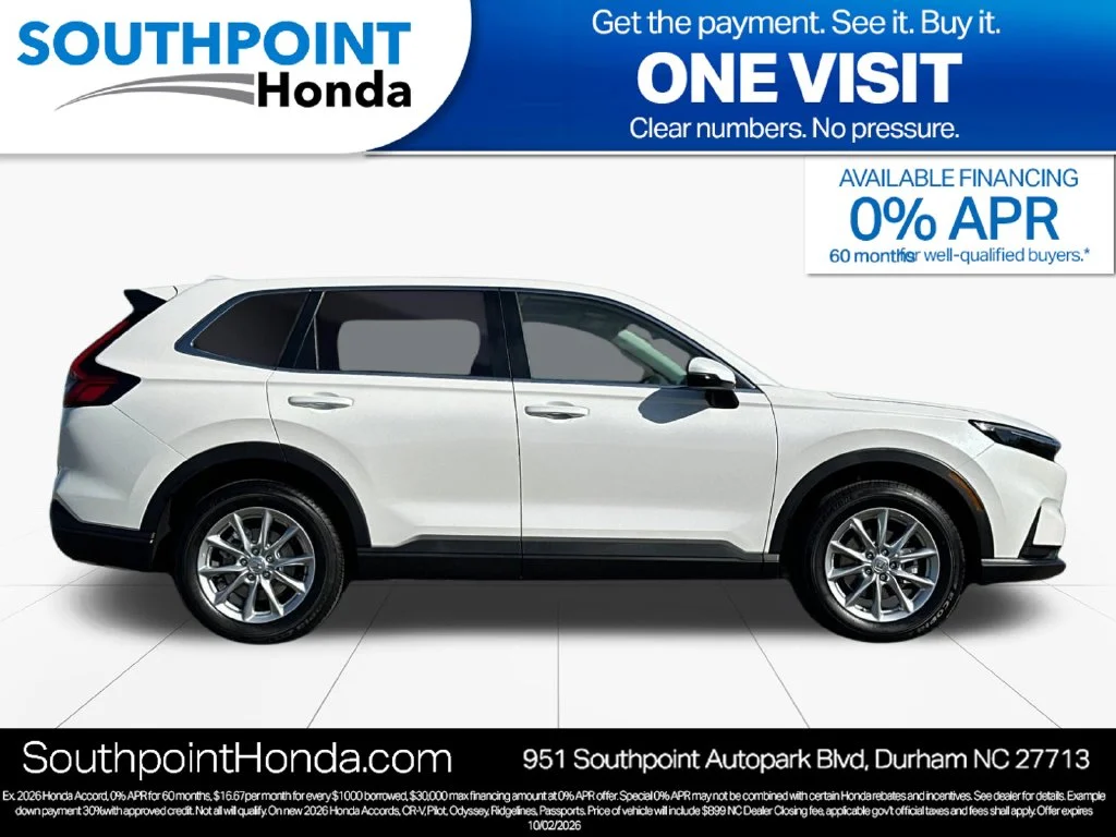New 2027 Platinum White Pearl Honda EX image 2