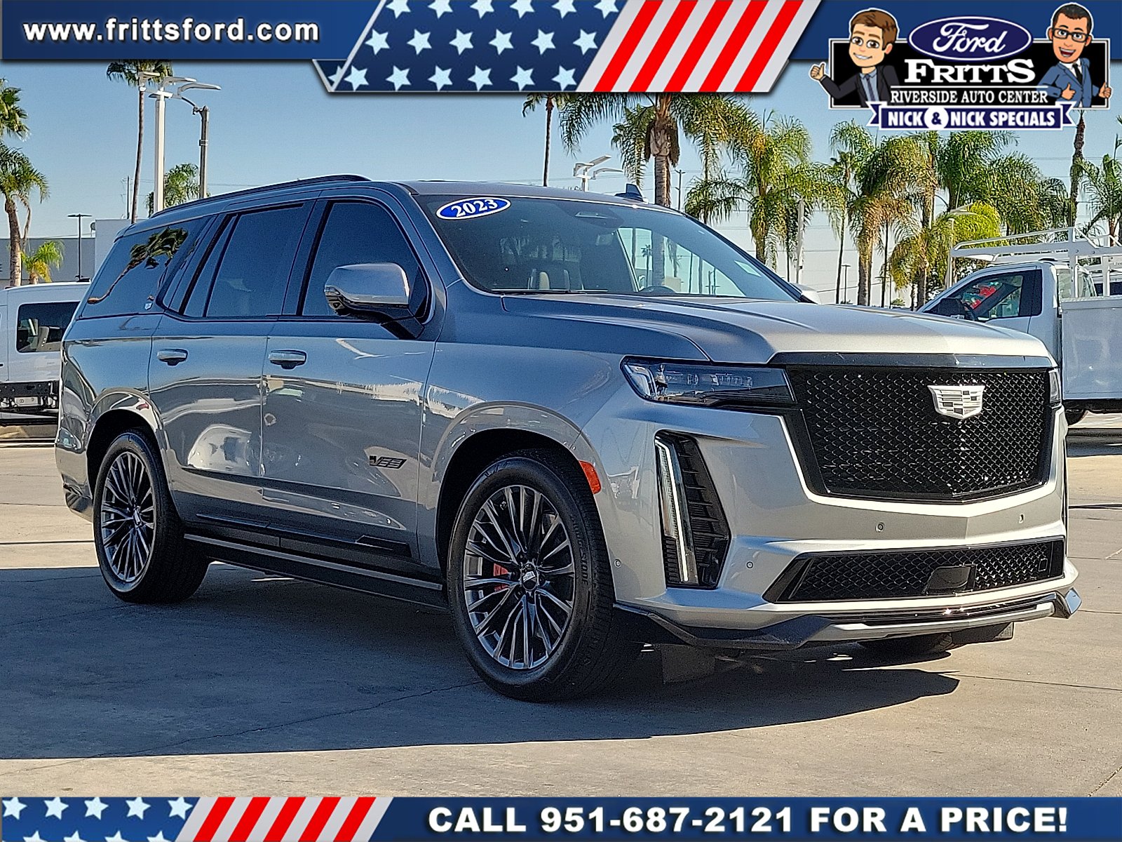 Used 2023 Silver Metallic Cadillac 4WD V-Series image 23
