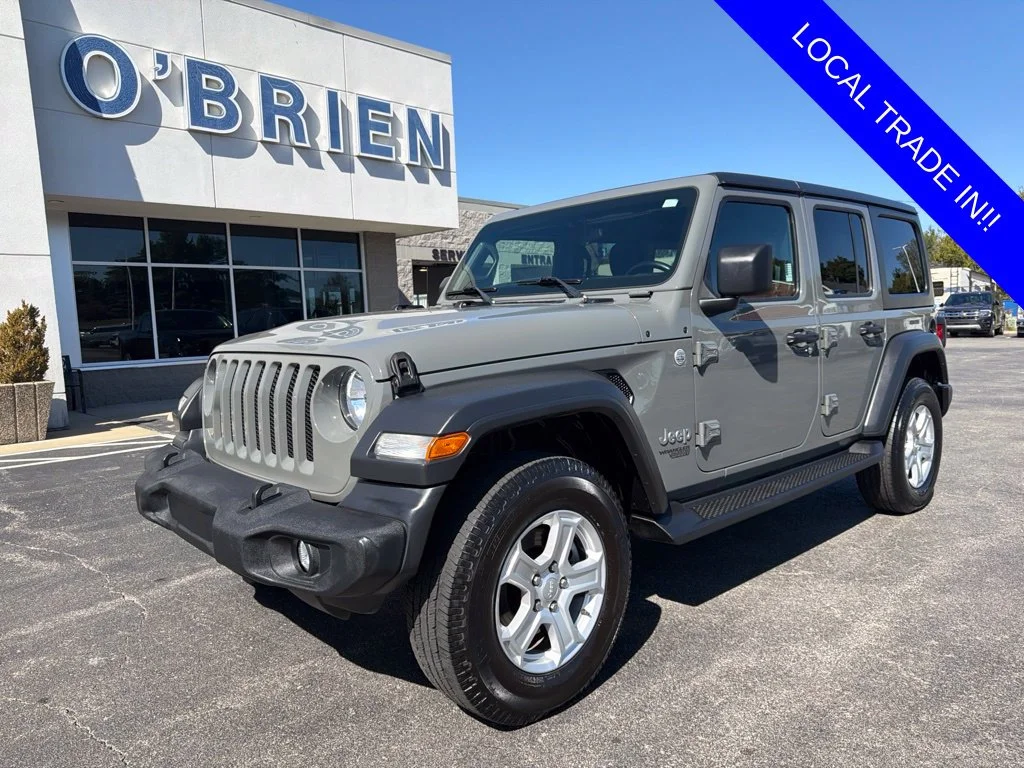 Used 2020 Gray Clearcoat Jeep Unlimited Sport S image 1
