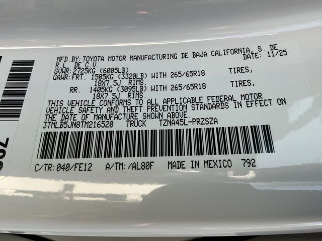 Certified Used 2026 White Toyota TRD Sport image 25