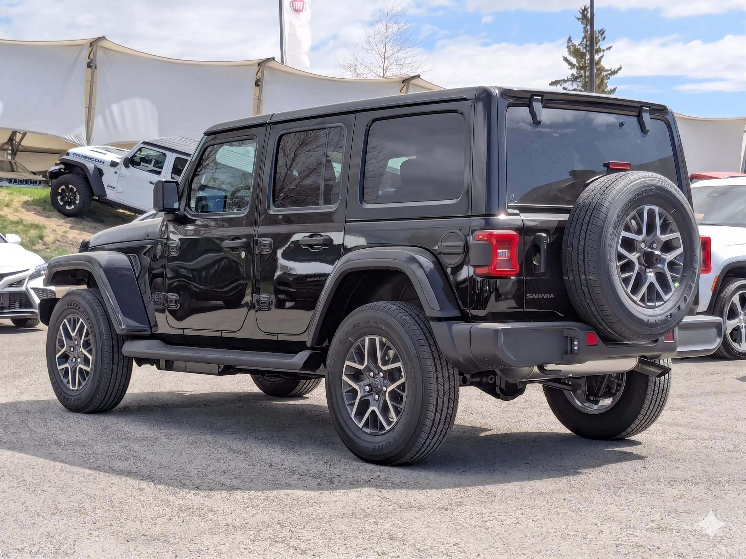 New 2026 Black Jeep Sahara - - Body-Color Top - Side Steps - 2.0L Turbo - Remote Start & tons more! image 6