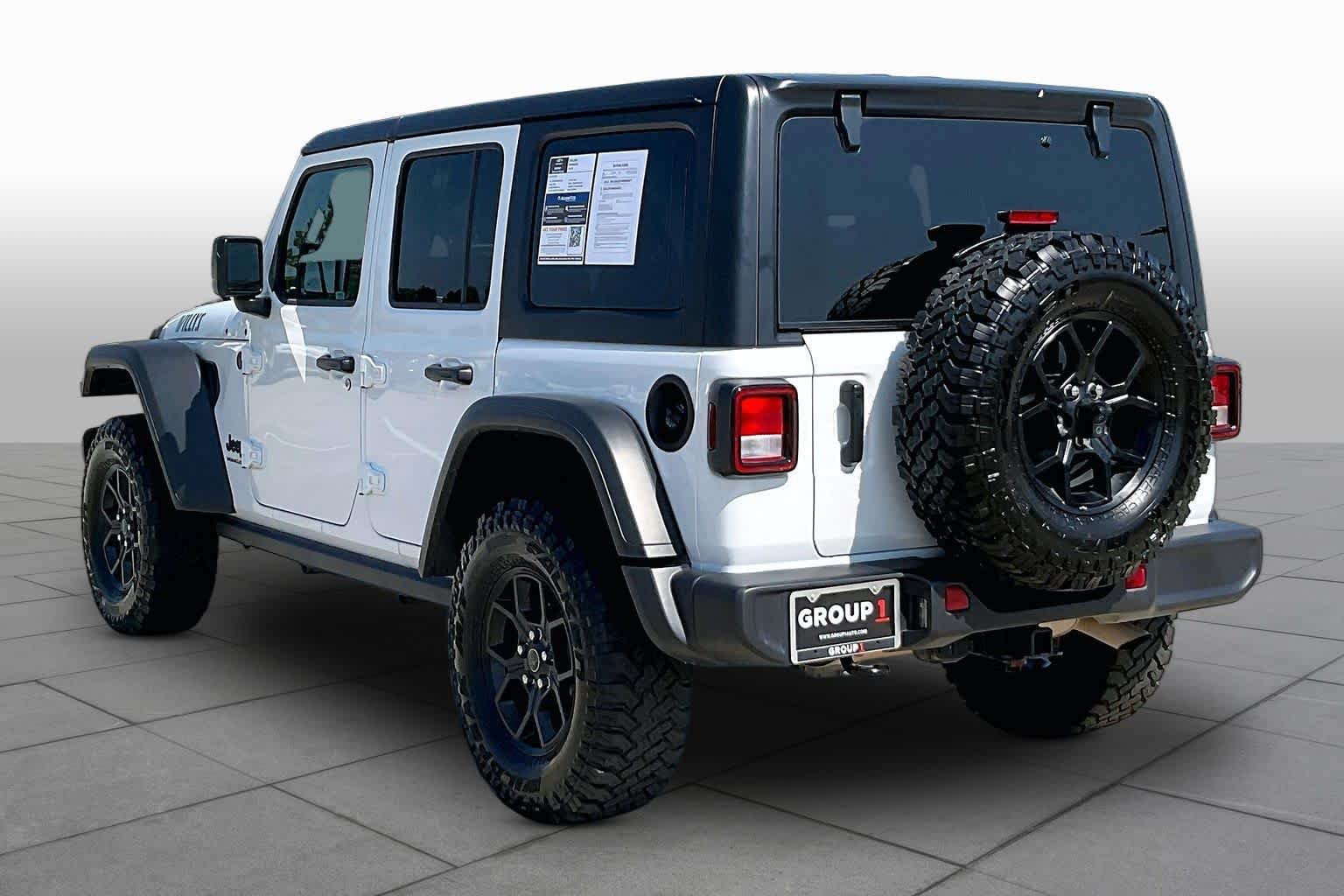 Used 2025 Bright White Clearcoat Jeep Willys image 11