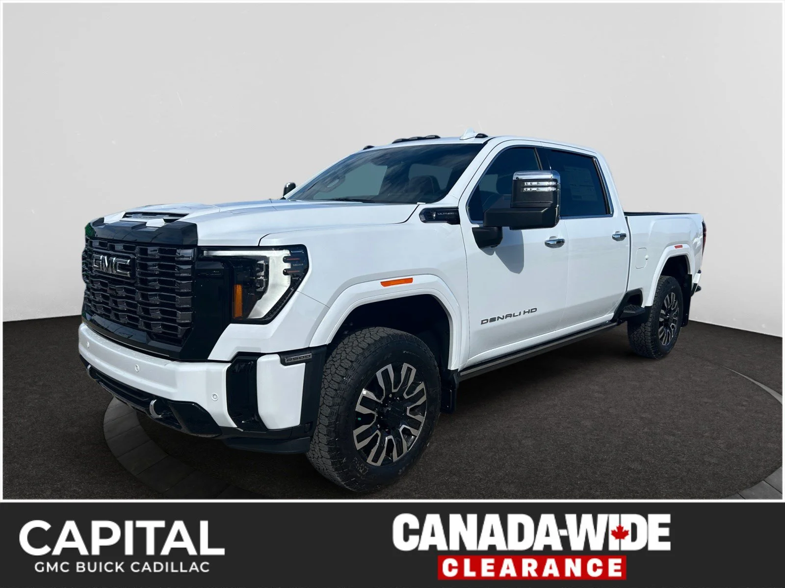 New 2026 Glacier White Tricoat GMC Denali Ultimate image 1