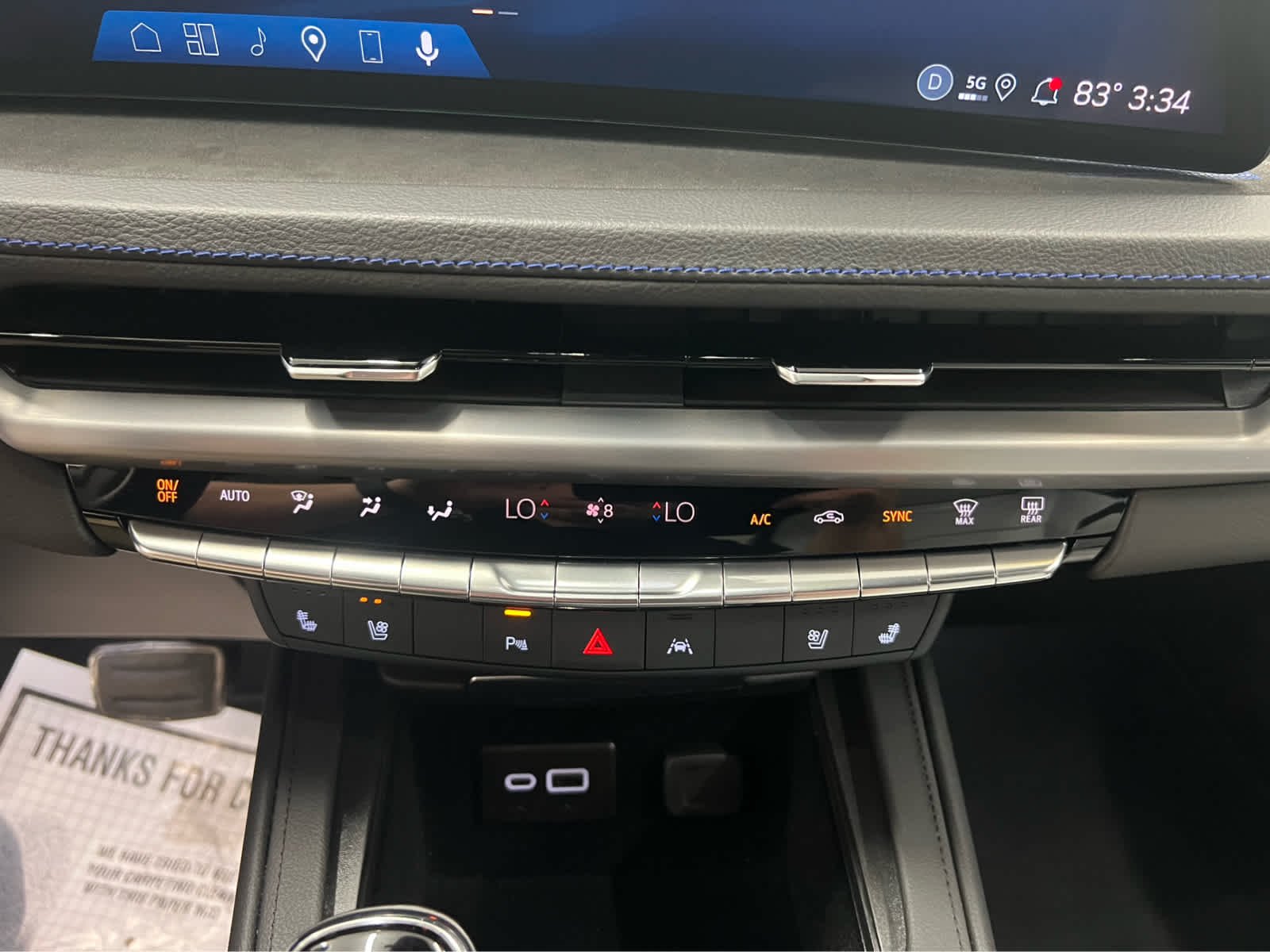 Used 2024 Stellar Black Metallic Cadillac AWD Sport image 31