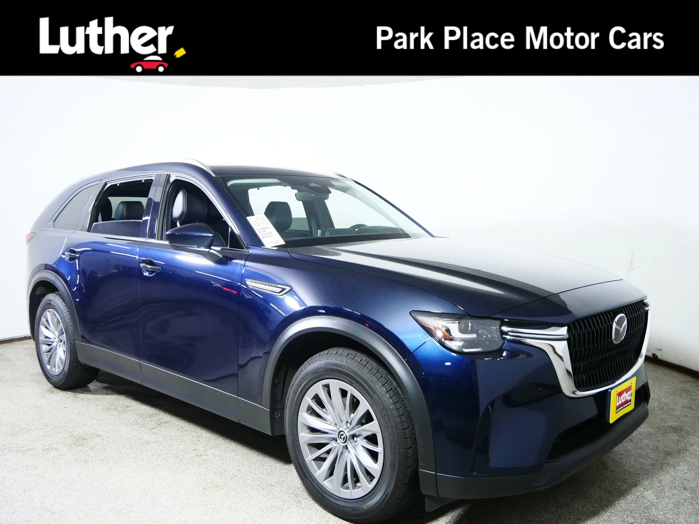 Used 2024 Deep Crystal Blue Mica Mazda 3.3 Turbo Preferred Plus image 1