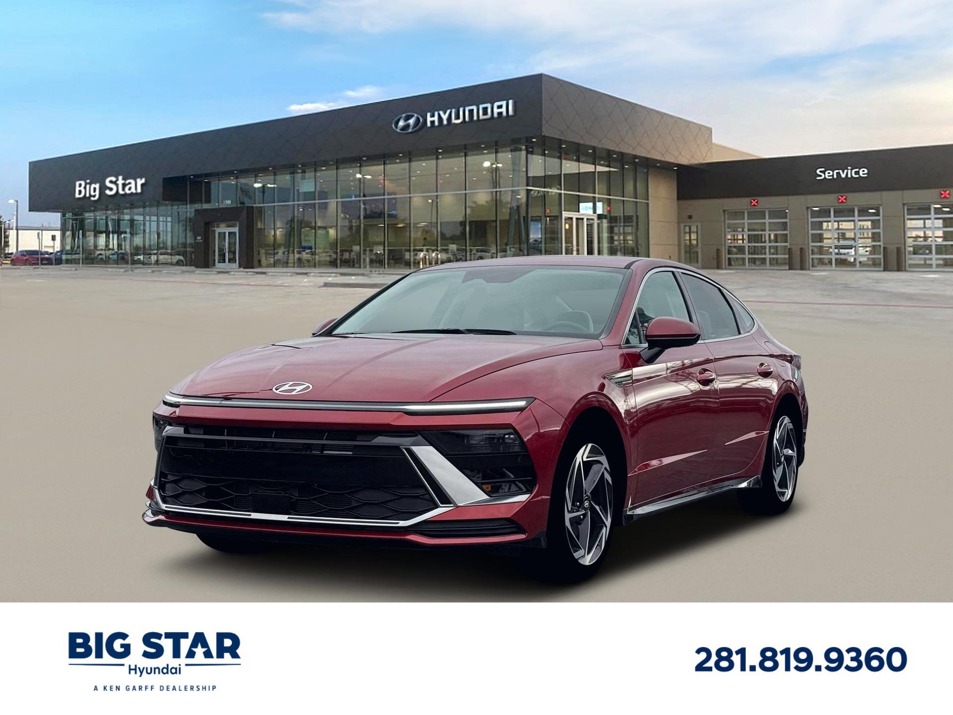 New 2026 Ultimate Red Hyundai SEL Sport image 1