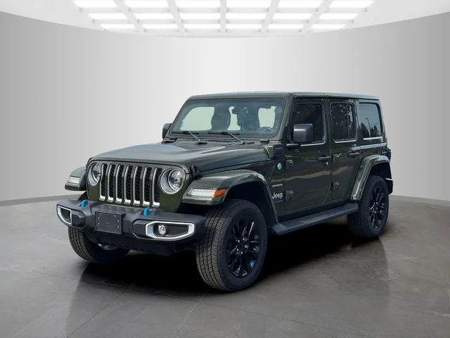 Certified Used 2023 Green Jeep Sahara 4xe image 3