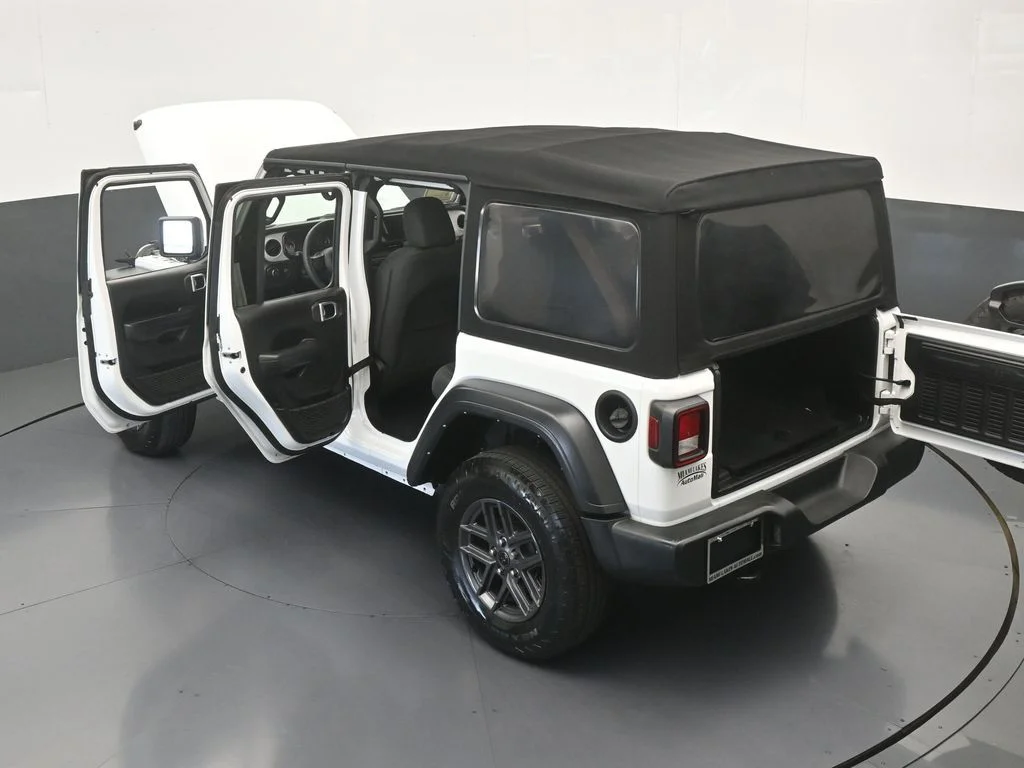 Used 2024 Bright White Clearcoat Jeep Sport S image 61