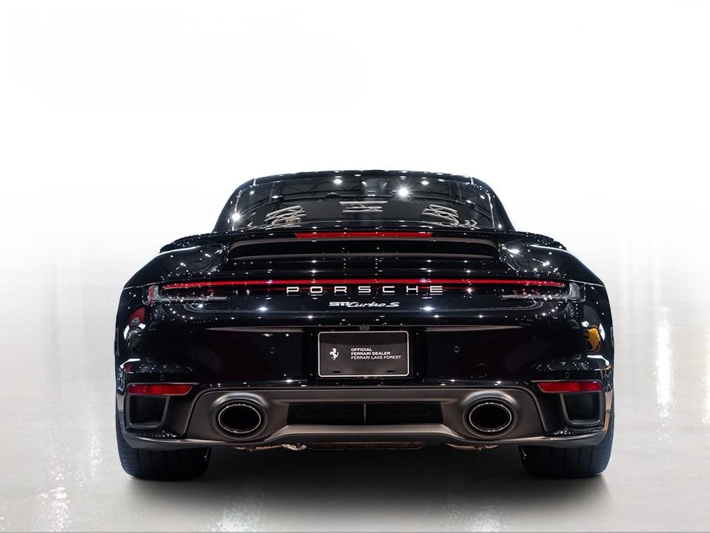 Used 2021 Jet Black Metallic Porsche Turbo S image 11